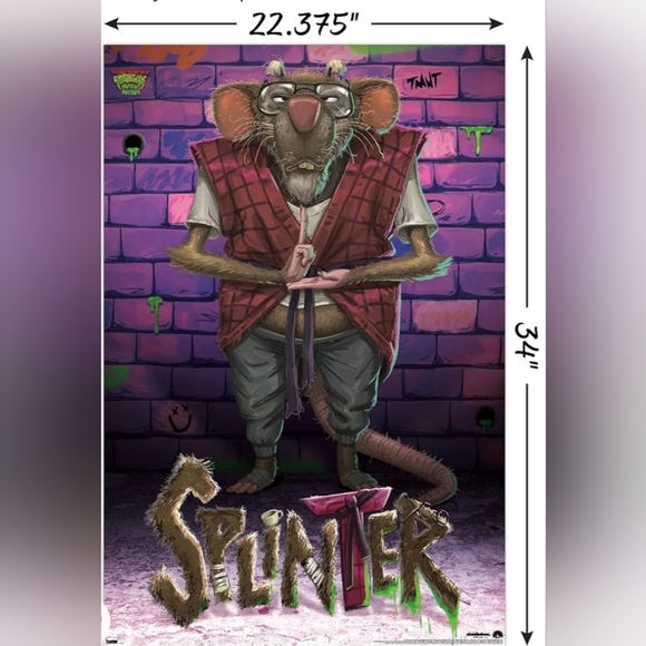 Trends International Teenage Mutant Ninja Turtles: Mutant Mayhem - Splinter Wall - Picture 2 of 6